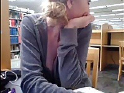 Hottest Library Masturbator You'll See Today