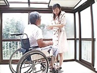Japanese Wife Widow takes care of Father-in-Law (MrBonham)