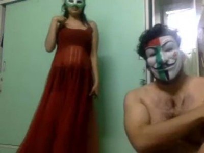 Desi Indian Beautiful GF Sex Fun on Webcam - Leaked Homemade Hindi Scandal [52 M