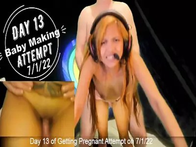 Day 13 Wife Breeding Attempt - SexyGamingCouple