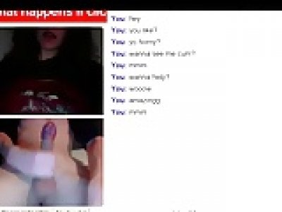 Omegle #6 Girl with huge tits getting horny