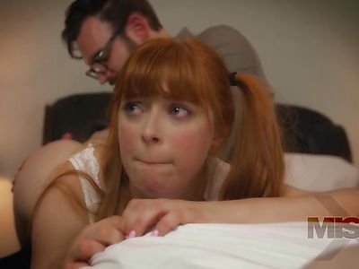Big tits stepdaughter Penny Pax gets fucked and spanked