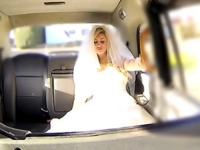 Runaway bride needs big cock