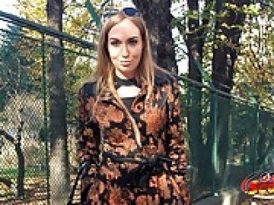 GERMAN SCOUT - Fashion Teen Model Liza Talk to Anal for Cash