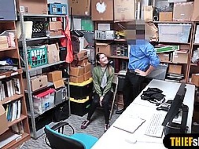 Petite asian teen criminal punish fucked by LP officer