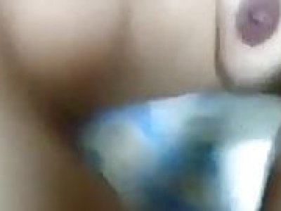 Indonesian girl masturbating to turn on her boyfriend