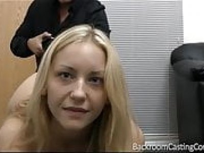 Backroom Casting Couch Sexy Blonde Nurse Assfucked
