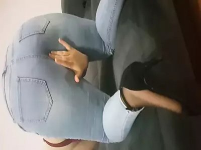 Turkish girl in jeans is pretty hot