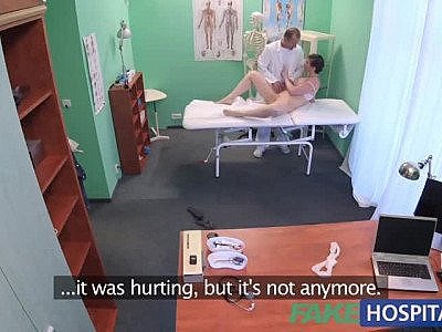 FakeHospital Sexy aussie tourist with big tits loves doctors cum in pussy