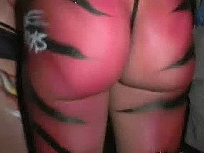 Boozed nude housewives in the streets of New Orleans