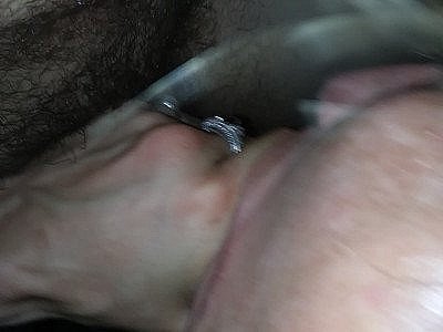 Filling her mouth up with my cum blowing her hubbies stiff tool