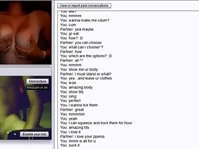 Hot brunette teen shows perfect tits on sex chat