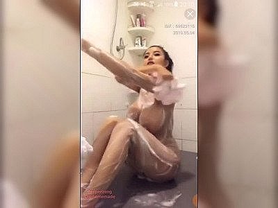 Faii Orapun Completely Naked While Showering! Thailand Model
