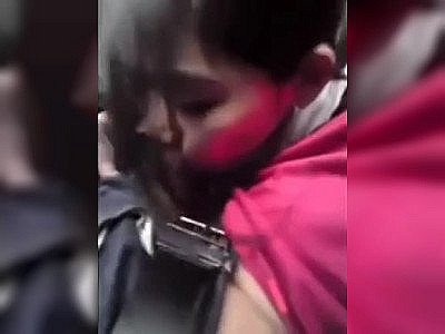 Suck me, here and now