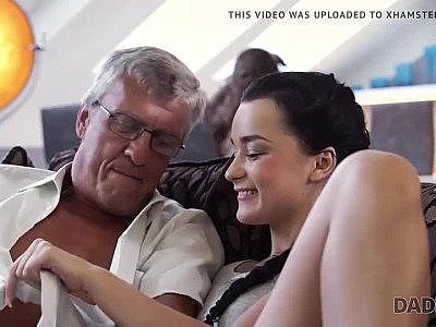 DADDY4K. Old man satisfied sexual needs of his sons gf