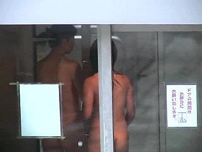 Japanese hot spring voyeur