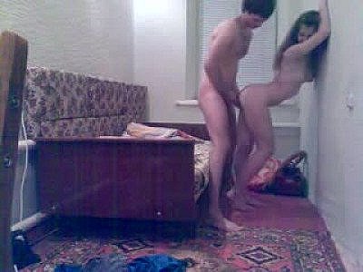 Cuty students standing fuck