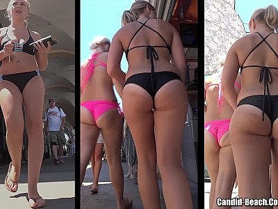 Voyeur Close Up Bikini Ass HD Video