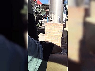 Cock flash big girl downblouse