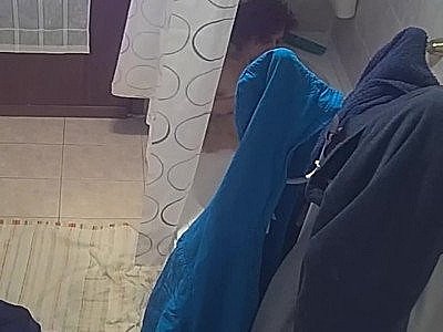 My wife takes a bath and masturbates