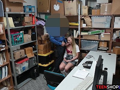 Security guard bangs a teen shoplifter or he calls the cops