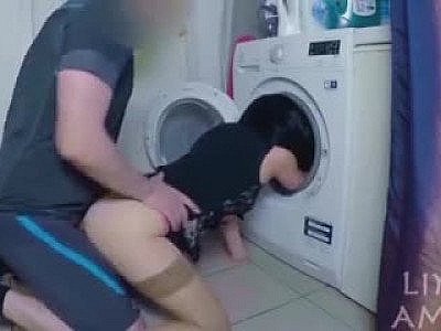 Step-mom Force Fucked and get Cum in Mouth by Step-son while