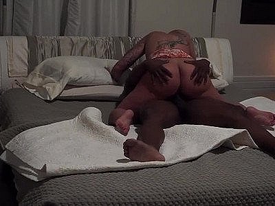 While her partner is out of town