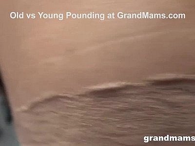 Two Insatiable Grannies Share a Big Cock