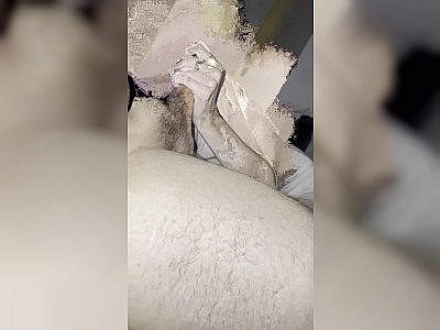 Girlfriend giving a blowjob