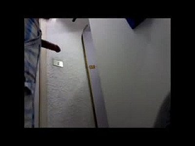 Flashing his cock on horny saleswoman