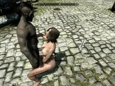 Dovakhin and Lydia having fun after slaughtering Solitude guards