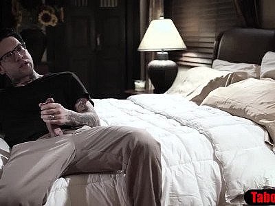 Shy teen stepsister blackmailed by her perv stepbrother