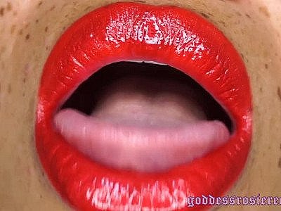 Red Lipstick Fetish JOI Encouragement Lip Fetish Rosie Reed
