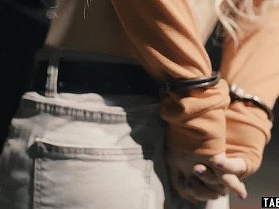 Big titted female cop has a tiny teen resisting arrest HD