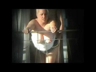 Spying Exhib Neighbour Fucking on Balcony BVR