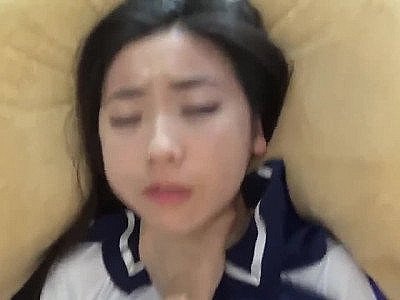 Chinese Schoolgirl Sucks and Fucks her Boyfriend