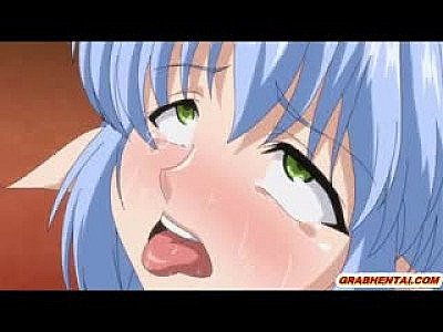 Shemale hentai Elf with bigboobs banged a busty anime