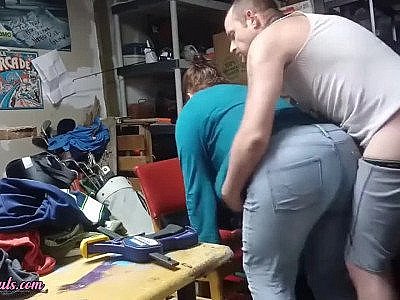 Caught Fucking Aunt With Uncle Roger in Store Room