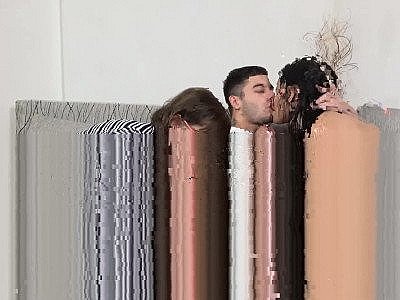 Young couple fucks busty natural mature mother