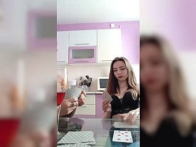 playing cards and getting naked on periscope