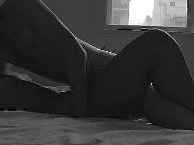 Real and beautiful sex on a rainy day. My long-haired boyfriend fucks me hard in