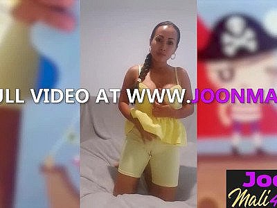 Asian big tits teen Joon Mali tries new big sex toy after passion posing