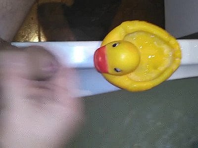 I fed sperm to a rubber toy