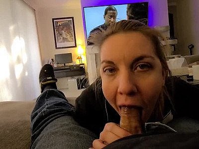 Girlfriend going down on me and swallowing my cum great blowjob