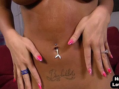 Busty babe gives POV oiled handjob and boobjob
