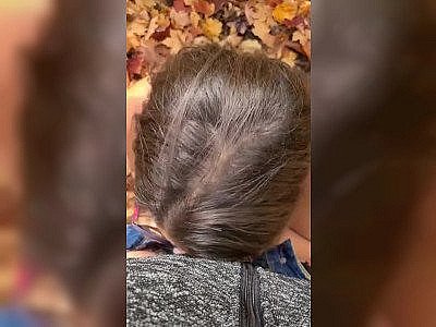 Almost got caught having a quickie outside in the woods