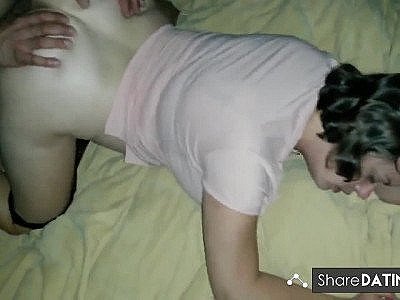 friend fucks girl creampie her pussy hubby sloppy seconds