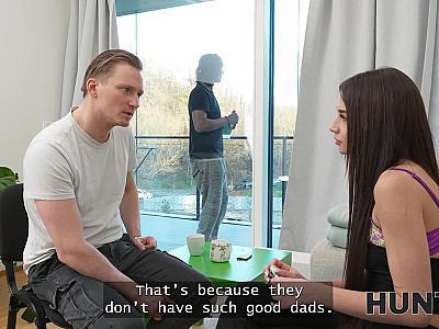 Hunt4k. Hot sex on the couch after meeting in the tent