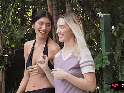 Sneaky Sex at Public Pool with Booty Teen