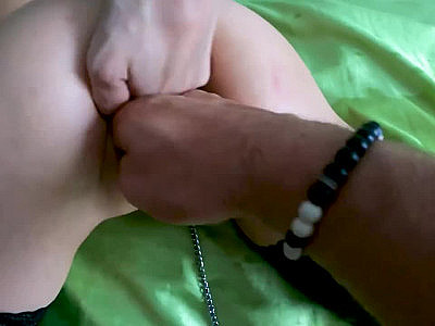 lady stretches and prepares for a good fisting